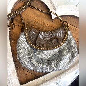 Isabella Fiore Mesh Handbag